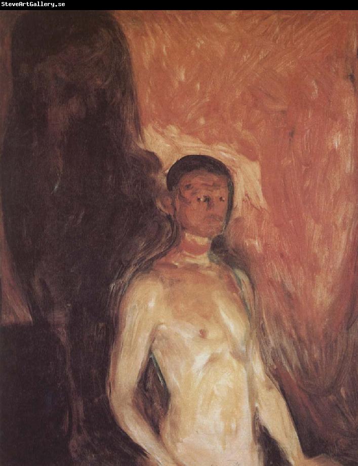 Edvard Munch Self-Portrait in the hell